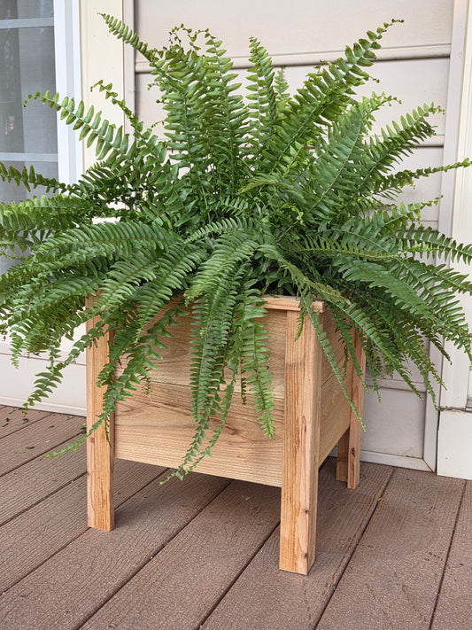 Handcrafted Cedar Planter Box (Square)