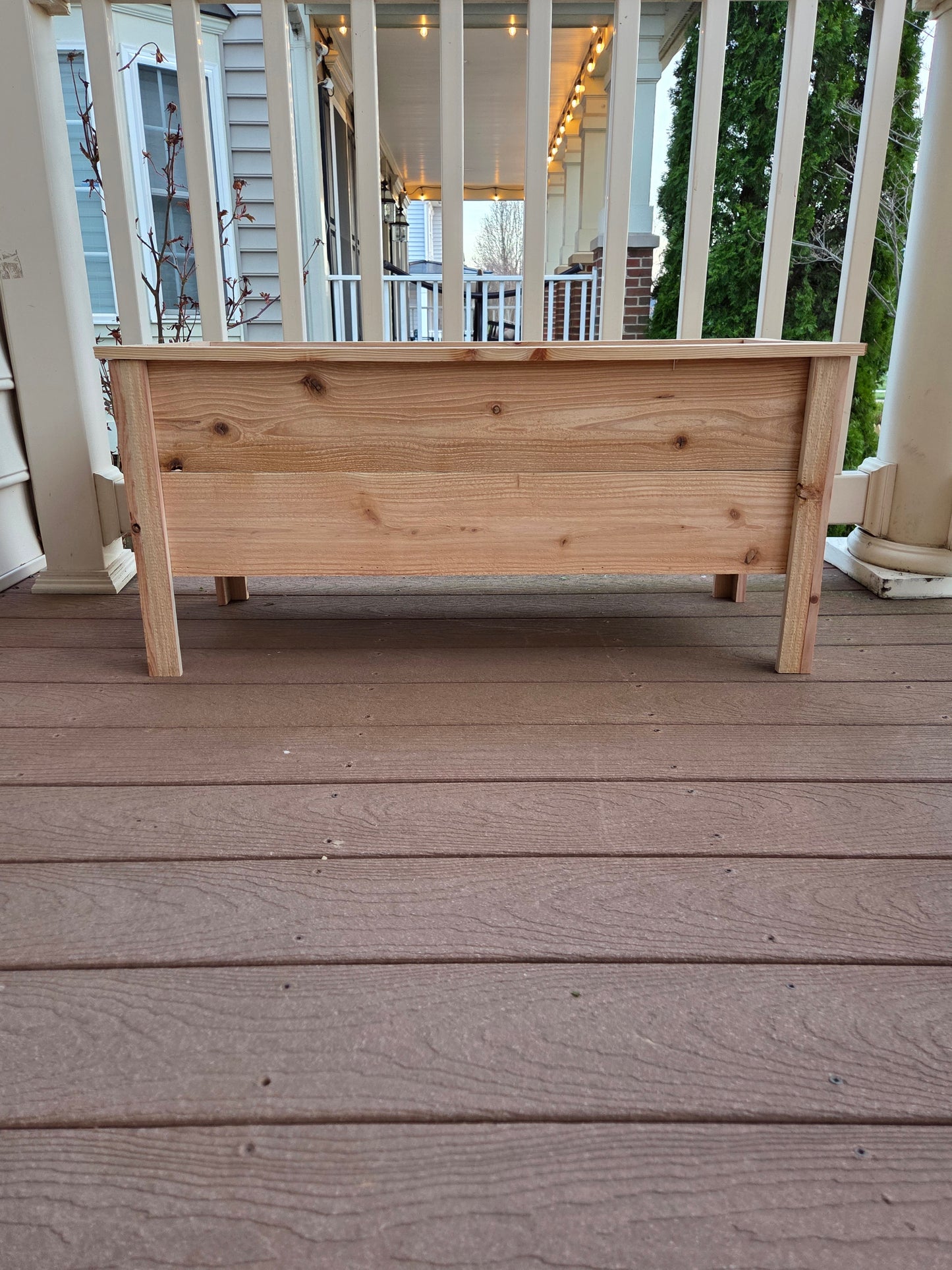 Handcrafted Cedar Planter Box (Wide)
